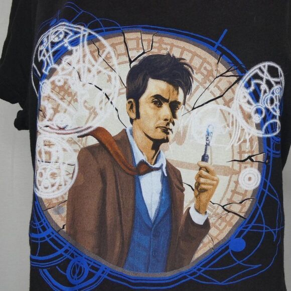 Teefury Dr. Doctor Who 10th David Tennant T Shirt - Picture 1 of 4